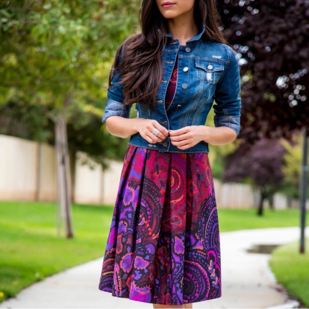 Donna Morgan Plus size paisley print dress